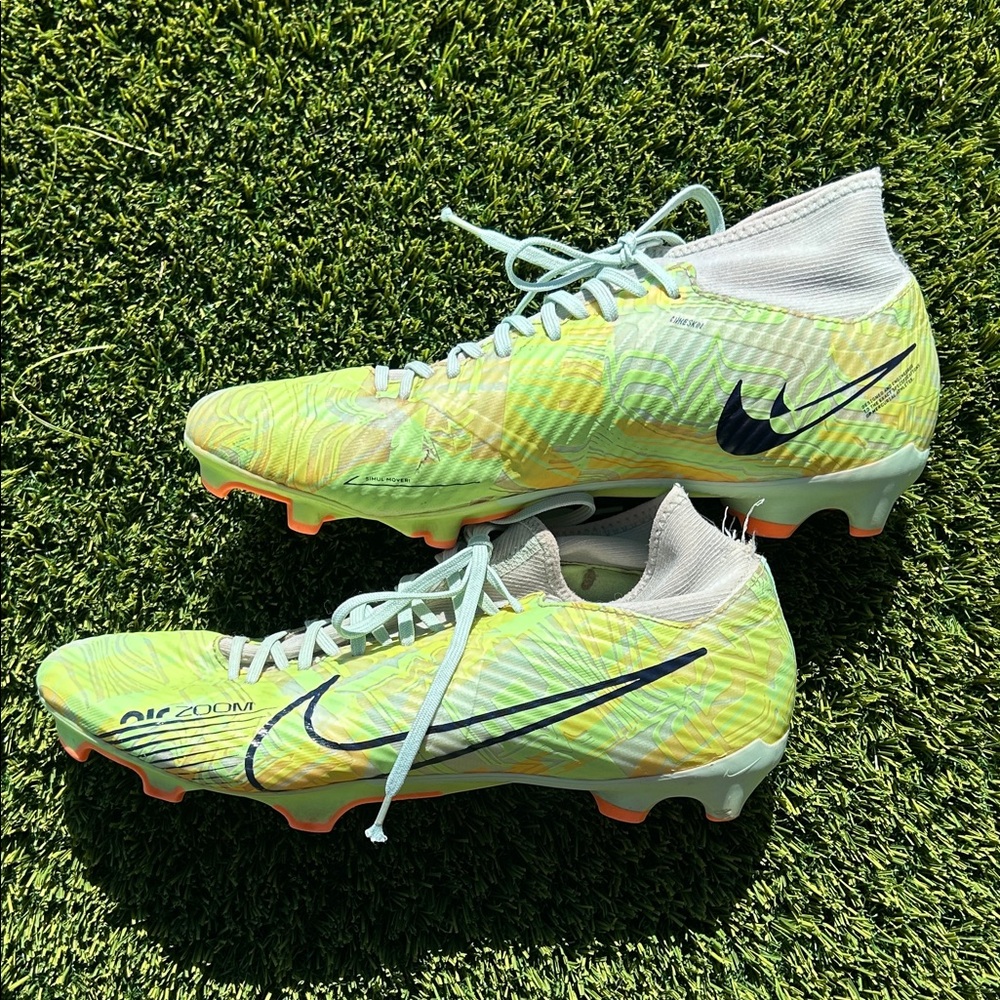 Nike Zoom Mercurial Vapor 15 Elite FG Soccer Cleats in Yellow and Green